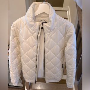 Pearl white Patagonia bomber